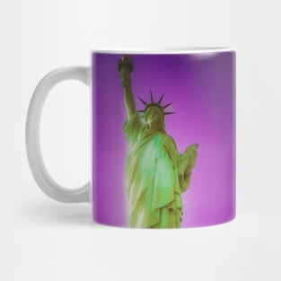 Purple Lady Liberty New York City Mug